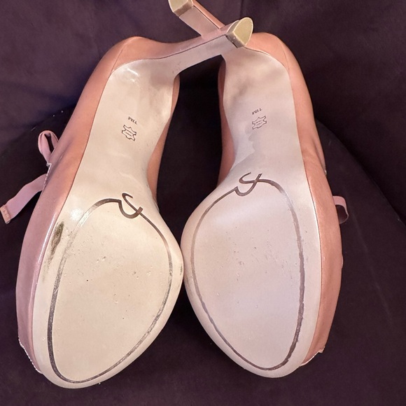 Pink platform pumps - Picture 2 of 4